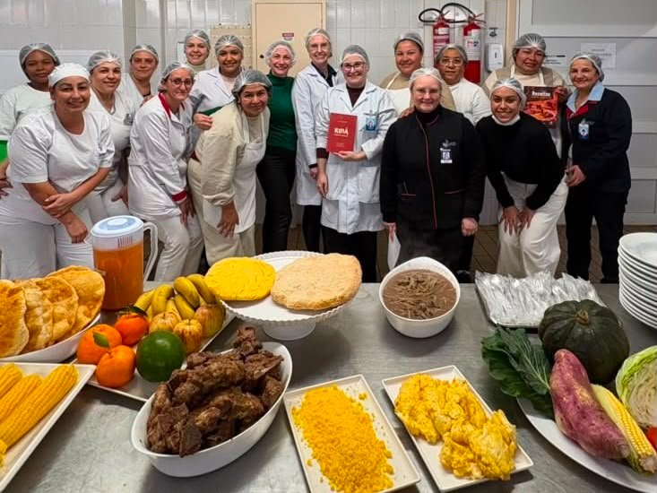 Oficina de Culinária Kaingang no Hospital São Vicente de Paulo Valoriza Cultura Indígena